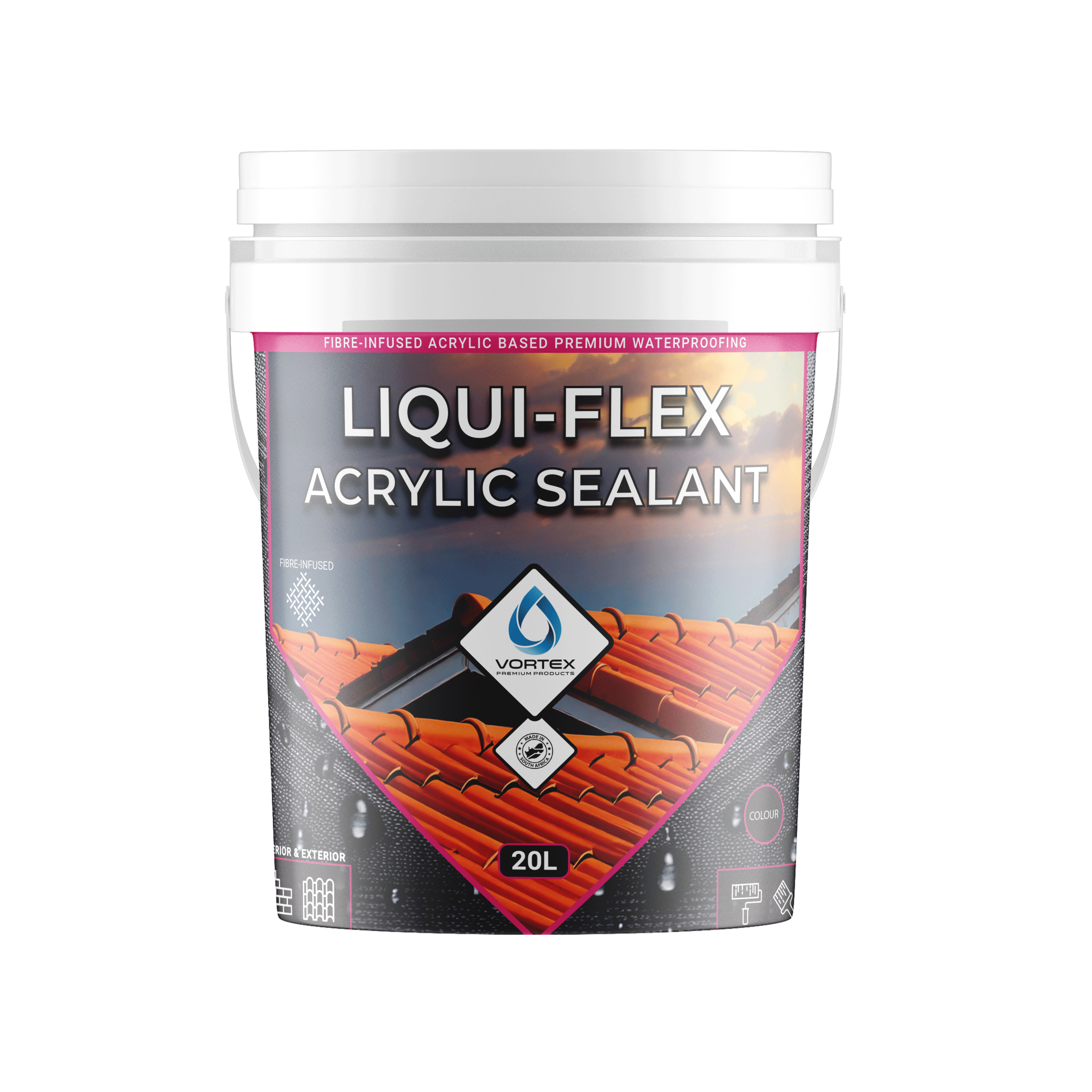 fibre infused acrylic waterproofing
